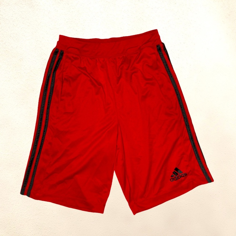 Adidas Men’s Red Athletic Shorts